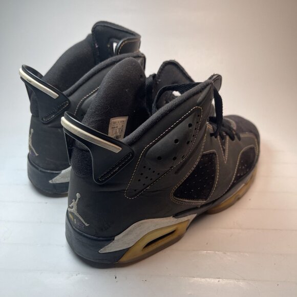Nike Air Jordan Retro 6 VI Lakers 2010 Men’s Size 8.5 384664-002 - Picture 4 of 16